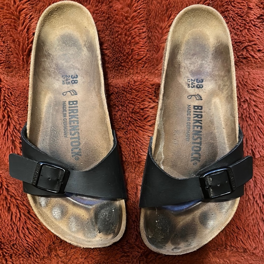 Birkenstock Black Slide Sandals
